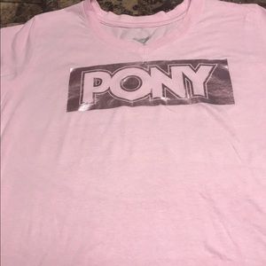 Vintage Style Pink Pony T-shirt size large